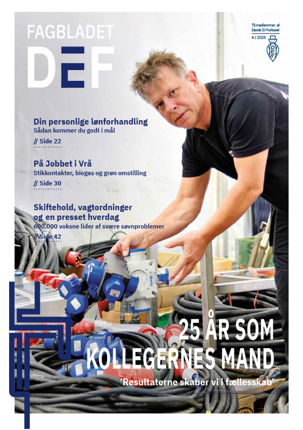 Front cover of Elektrikeren magazine from August 2025.