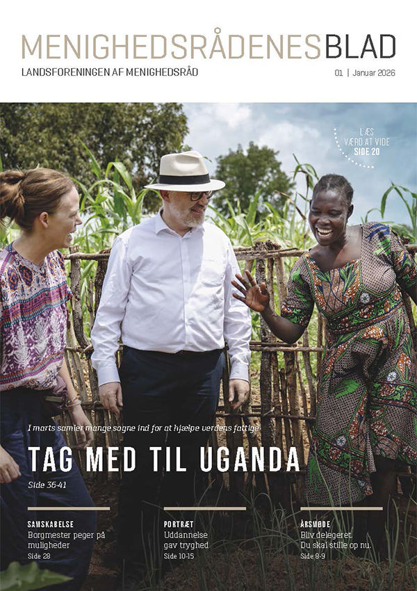 Front cover of Folk i Kirken magazine from January 2026.