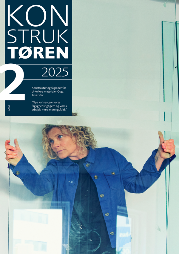 Front cover of Konstruktøren magazine from May 2025.