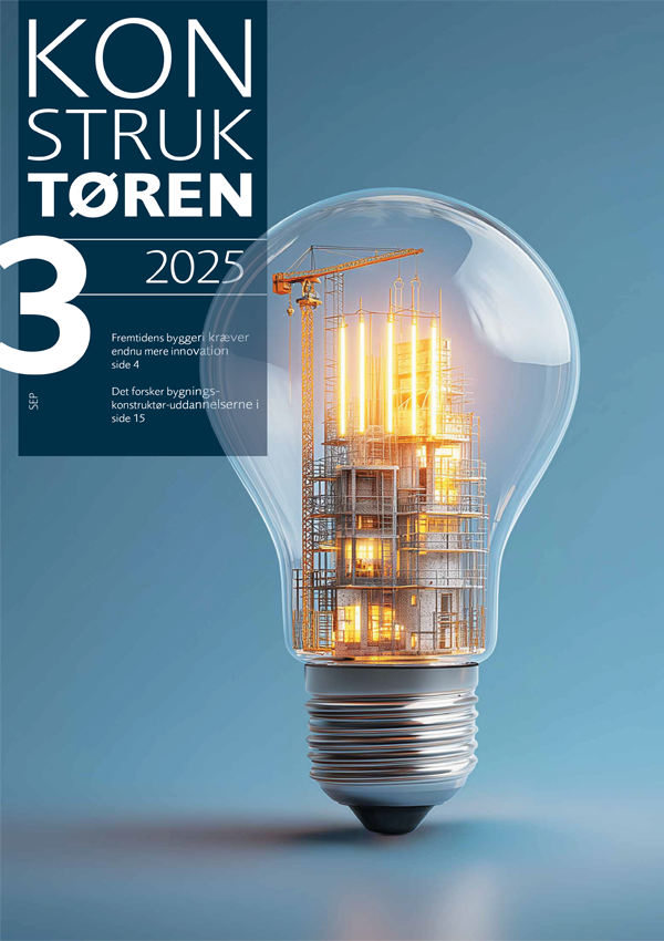 Front cover of Konstruktøren magazine from September 2025.