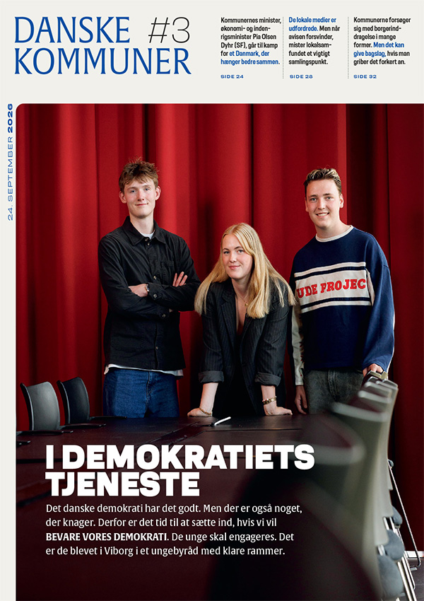 danskekommuner-cover-september-2026 Front cover of Danske Kommuner magazine from September 2026.